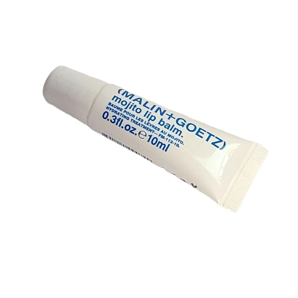 Malin + Goetz Mojito Lip Balm .3oz/10ml Full Size New Hydrating Treatment